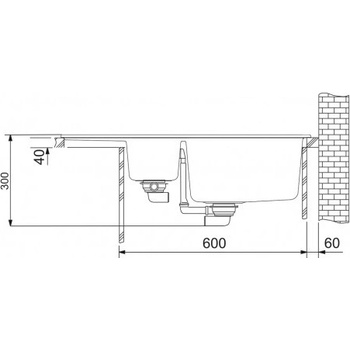 Franke MRG 651-78 čierna matná
