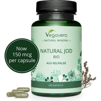 Vegavero Натурален Йод от БИО водорасли 180 капсули | Vegavero (VV-VITA-116)