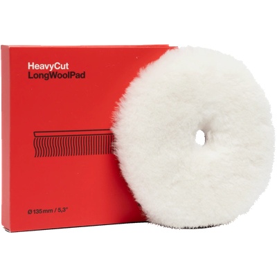Koch Chemie Heavy Cut Long Wool Pad 135mm - Полиращ диск от овча кожа (4278)