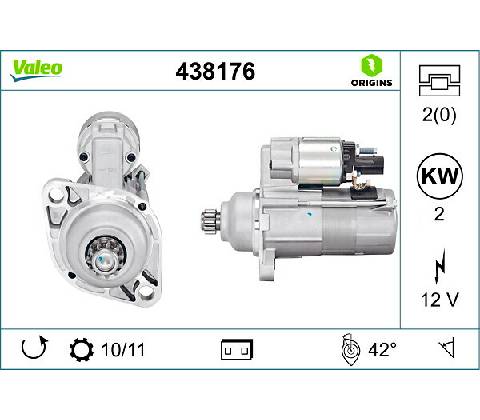 Štartér VALEO 438176