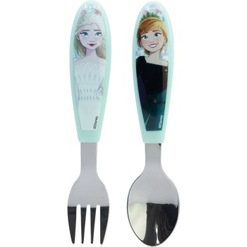 Stor Метални прибори Stor - Frozen Snowy Tale, 2 броя (81018)