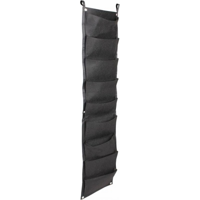 Merco Vertical Grow Bag 9 textilné kvetináče na stenu čierna