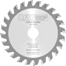 CMT Predrezový kotúč kónický - D120x3,1-4,0 d20 Z24 HM C28812024H