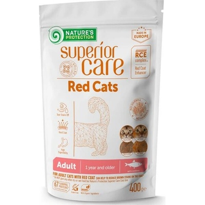 Nature's Protection Superior Care Nature's Protection Cat Dry Superior Care Red Adult GF Herring 0,4 kg