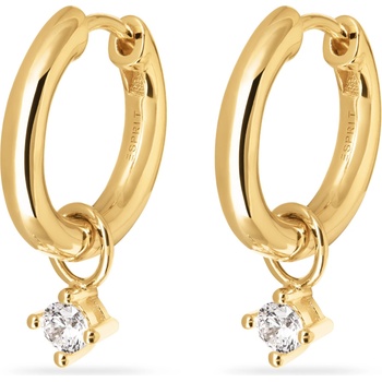 Esprit pozlátené náušnice krúžky ESCO23362LYG