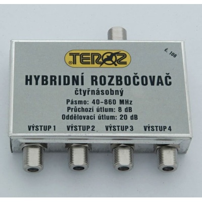 Teroz anténní rozbočovač T106XP