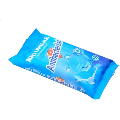 Naturelle antibakteriální vlhčené ubrousky bez alkoholu na ruce 15 ks