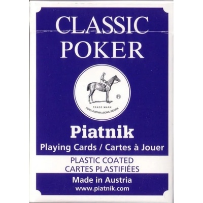 Карти за игра Piatnik - Classic Poker, сини