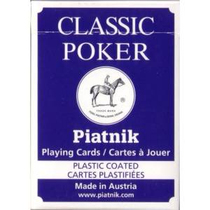 Piatnik Карти за игра Piatnik - Classic Poker, сини