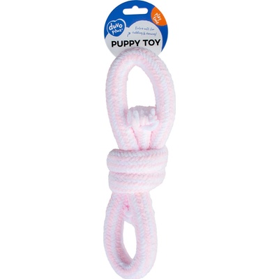 Duvo + puppy osma s uzlem růžová 30 cm
