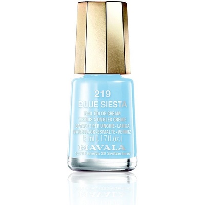 Mavala Minicolor Nail Care Lak na nehty 219 Blue Siesta 5 ml