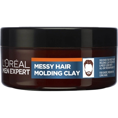 L'Oréal Paris Men Expert Tvarujúca hlina pre strapatý účes