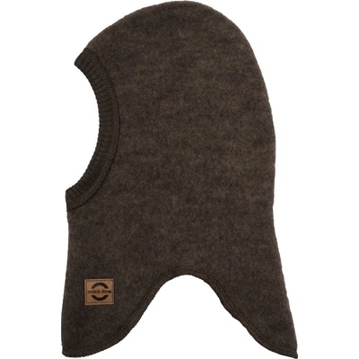 Mikk-Line Mikk Line kojenecká vlněná merino kukla 90016 dark Brown Melange