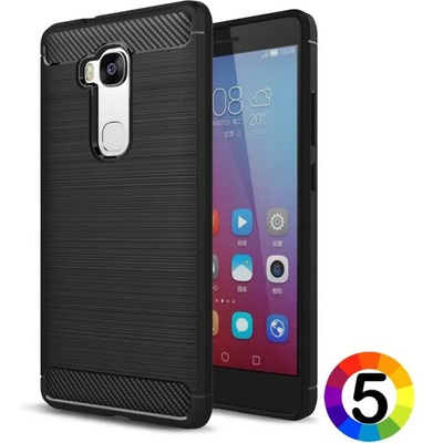 Huawei Honor 5X Удароустойчив Carbon Fiber Калъф и Протектор