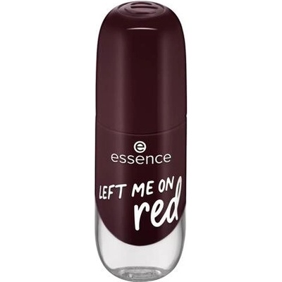 essence Gel Nail Colour 72 Left Me On Red тъмночервен гел лак за нокти 8 мл