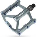 Pedali Piattaforma Exustar E-PB557-RD Blu, Lega/alluminio, Con Cuscinetti Sigillati