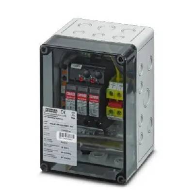 Кутия за свързване с 1MPPT защитници от пренапрежение, 1000V DC, T1/T2, IP65, Phoenix Contact (SOL-SC-1ST-0-DC-1MPPT-1000)