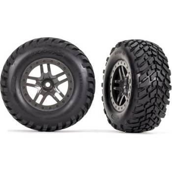 Traxxas колело 2.2/3.0", джанта SCT Split-Spoke сив beadlock, гуми SCT (2)