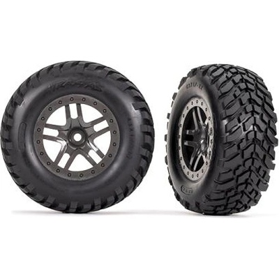 Traxxas колело 2.2/3.0", джанта SCT Split-Spoke сив beadlock, гуми SCT (2)
