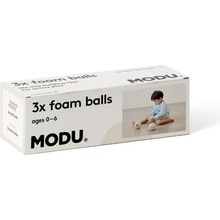 MODU bloky koule 3 ks šedá/žlutá