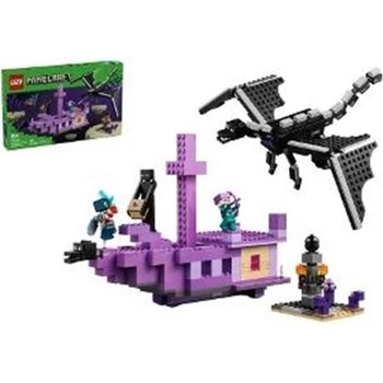 LEGO® Minecraft 21264 Drak z Enderu a loď z Endu