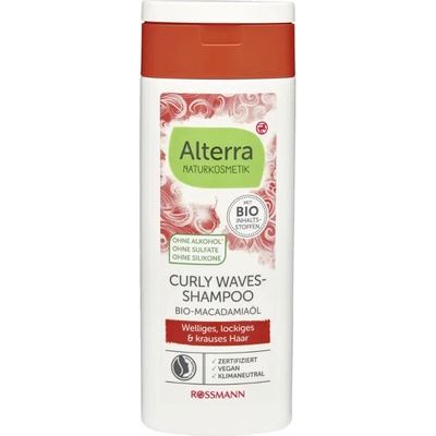 Alterra Naturkosmetik šampon na kudrnaté vlasy Curly Waves 200 ml