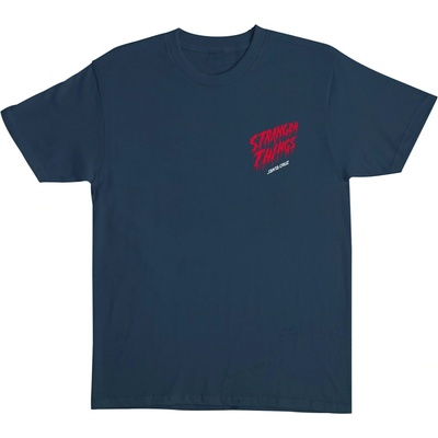 Santa Cruz Stranger Things Eddie Slasher S/S Heavyweight T-Shirt Blue Dusk