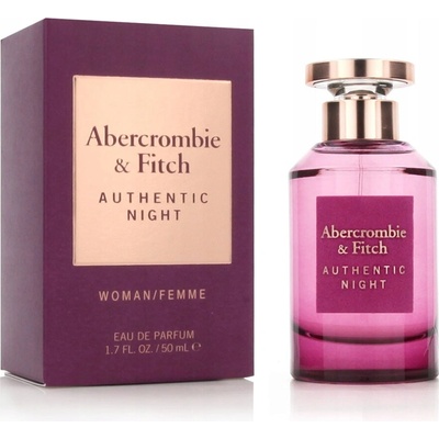 Abercrombie & Fitch Authentic Night parfémovaná voda dámská 50 ml