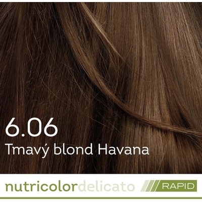Biokap Nutricolor Delicato Rapid 6.06 tmavá blond Havana 135 ml