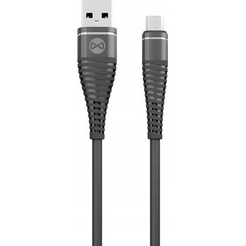 Forever GSM036392 datový Shark USB/microUSB, 1m, černý