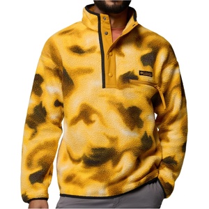 Columbia Мъжки поларен пуловер Columbia Helvetia II Printed Half Snap Fleece Fleece jumper - Squash / Dyeflow (005-6144-2713)