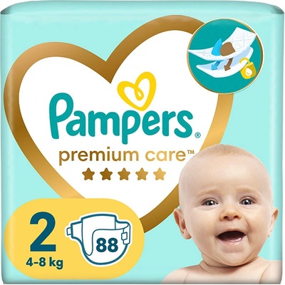 Pampers Памперси Pampers Premium Care JP 2 (4-8кг. ) - 88 броя