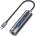 JOYROOM USB-C 4-in-1 Multiport Hub 4K - хъб за свързване от USB-C към HDMI, 2 x USB 3.0 и 1 x USB-C (тъмносив)