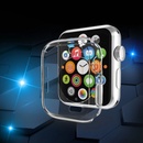 SES Ultratenký silikónový obal pre chytré hodinky Apple Watch 44mm 6.série - priehľadný 7991