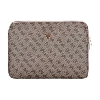 Guess PU 4G Triangle Logo Obal pro Notebook 14" - hnedá 14543221