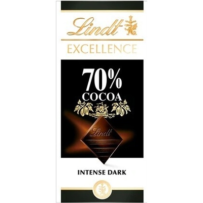 Lindt Excellence Hořká 70% Cacao 100 g