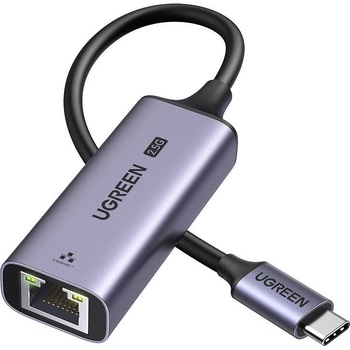 UGREEN USB-C with Ethernet Adapter 2.5Gb/s - адаптер USB-C към Ethernet за компютри с USB-C порт (тъмносив)