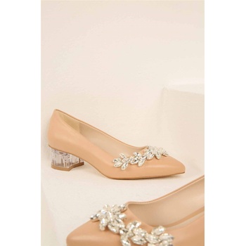 Moda Trend Дамски елегантни обувки - Бежови #322720 (322720_Бежов)