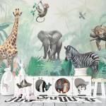 Art Gift Decor Детски Фототапет с животни - Малката маймунка