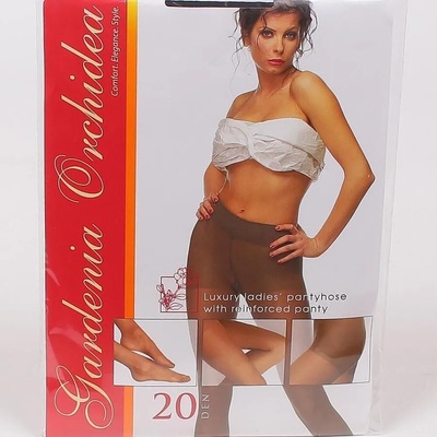 Фин черен чорапогащник полумат - 20 den