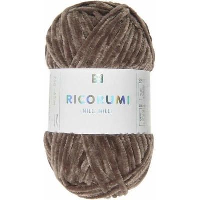 Rico Design Ženilková priadza Ricorumi Nilli Nilli odtieň 024 čokoládová - 1 ks