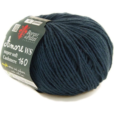 Borgo de' Pazzi Amore WS Super soft Cashmere 160 petrolio 52