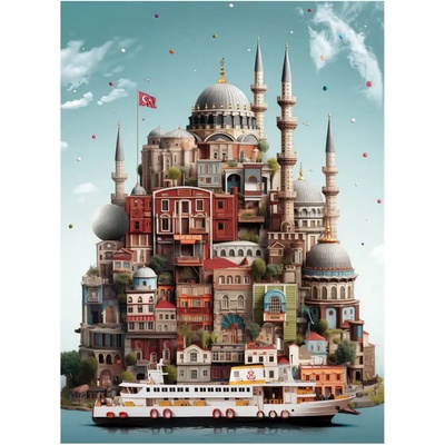 Anatolian - Puzzle Yasin Yaman: Tophane - 1 000 piese