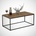 ASIR GROUP Масичка за кафе COSCO 43x95 cм кафява/бяла (AS1339)