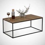ASIR GROUP Масичка за кафе COSCO 43x95 cм кафява/бяла (AS1339)