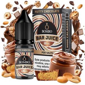 Bombo Bar Nutty Chocolate Nic Salts 10ml 10mg