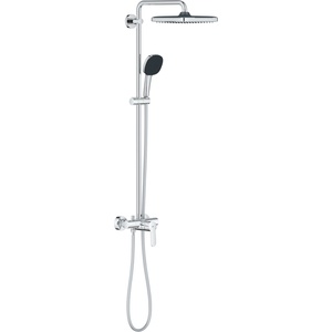 GROHE Vitalio Comfort - Душ система със смесител, 25x25 cm, 2 струи, хром 26985001 (26985001)