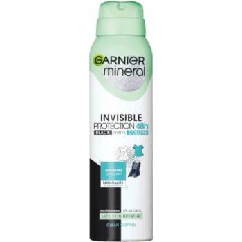 Image 1 of Garnier Mineral Invisible Protection 48H - Део спрей без петна по дрехите 150мл