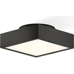 DECOR WALTHER Плафон Cut 18 см черен мат (0218760)