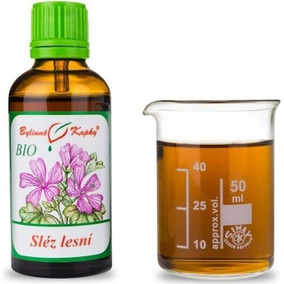 Bylinné kapky Sléz lesní kapky Bio tinktura 50 ml